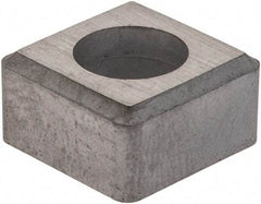 Walter - 1/2" Inscribed Circle, Square Shim for Indexables - 1/4" Thick, ISSN Shim Style, Negative Rake, Left Hand Cut - Exact Tool & Supply