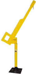 Gemtor - Confined Space Entry & Retrieval Bases & Booms Type: Fixed Davit w/Rotating Boom Maximum Height (Inch): 89 - Exact Tool & Supply