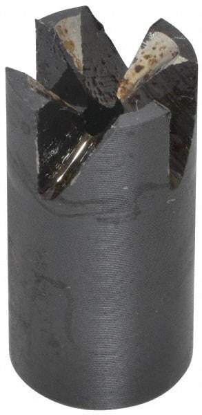 Made in USA - 90° Included Angle, 5/16-24" Hole Thread, Chamfer Edge, High Speed Steel, Outer Tube Edge Finishing Cutter - 1/2" Cutter Head Outside Diam, 1/4" Max Workpiece, 1" Long, 3/64" Threaded Hole Diam - Exact Tool & Supply