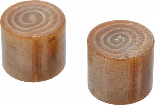 Garland - 1-1/4" Face Diam, Grade Medium Soft, Natural Hammer Tip/Face - Rawhide - Exact Tool & Supply