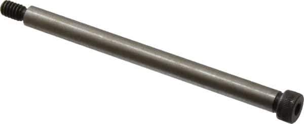 Value Collection - 5/16" Shoulder Diam x 4" Shoulder Length, 1/4-20 UNC, Hex Socket Shoulder Screw - 4140 Alloy Steel, Uncoated, 7/32" Head Height x 7/16" Head Diam - Exact Tool & Supply