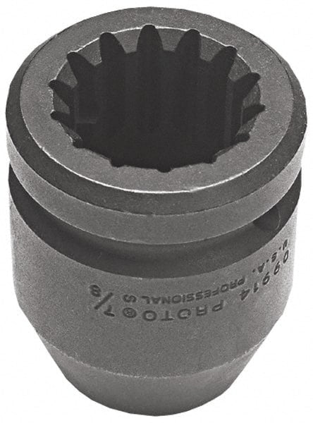 Proto - #5 Spline Drive, 1-9/16" Socket, Impact Socket - Exact Tool & Supply