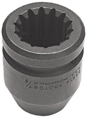 Proto - #5 Spline Drive, 1-9/16" Socket, Impact Socket - Exact Tool & Supply