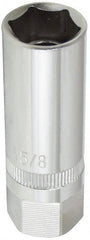 Lang - 13/16", 3/8" Drive, Spark Plug Hand Socket - Exact Tool & Supply
