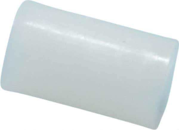 Electro Hardware - 0.089" ID x 3/16" OD, #2 Screw, Grade 101 Nylon Female Unthreaded Circuit Board Spacer - Round Body, Uncoated, 5/16" OAL - Exact Tool & Supply