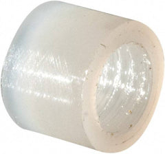 Electro Hardware - 0.171" ID x 1/4" OD, #8 Screw, Grade 101 Nylon Female Unthreaded Circuit Board Spacer - Round Body, Uncoated, 3/16" OAL - Exact Tool & Supply
