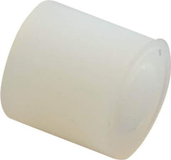 Electro Hardware - 0.141" ID x 1/4" OD, #6 Screw, Grade 101 Nylon Female Unthreaded Circuit Board Spacer - Round Body, Uncoated, 1/4" OAL - Exact Tool & Supply