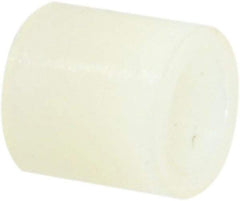 Electro Hardware - 0.171" ID x 1/4" OD, #8 Screw, Grade 101 Nylon Female Unthreaded Circuit Board Spacer - Round Body, Uncoated, 1/4" OAL - Exact Tool & Supply