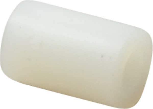 Electro Hardware - 0.116" ID x 1/4" OD, #4 Screw, Grade 101 Nylon Female Unthreaded Circuit Board Spacer - Round Body, Uncoated, 3/8" OAL - Exact Tool & Supply