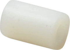 Electro Hardware - 0.116" ID x 1/4" OD, #4 Screw, Grade 101 Nylon Female Unthreaded Circuit Board Spacer - Round Body, Uncoated, 3/8" OAL - Exact Tool & Supply