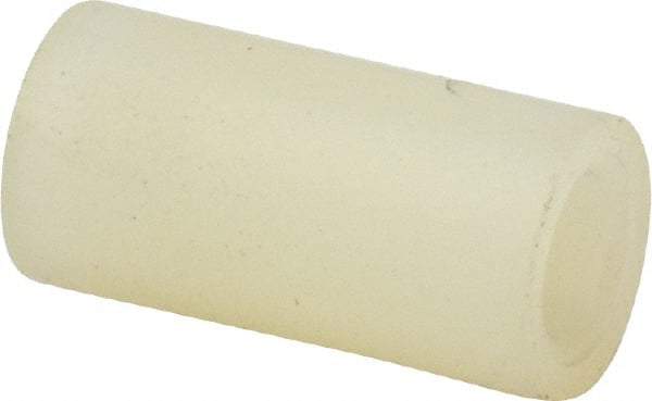 Electro Hardware - 0.141" ID x 1/4" OD, #6 Screw, Grade 101 Nylon Female Unthreaded Circuit Board Spacer - Round Body, Uncoated, 1/2" OAL - Exact Tool & Supply