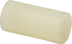 Electro Hardware - 0.141" ID x 1/4" OD, #6 Screw, Grade 101 Nylon Female Unthreaded Circuit Board Spacer - Round Body, Uncoated, 1/2" OAL - Exact Tool & Supply