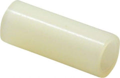 Electro Hardware - 0.171" ID x 1/4" OD, #8 Screw, Grade 101 Nylon Female Unthreaded Circuit Board Spacer - Round Body, Uncoated, 5/8" OAL - Exact Tool & Supply