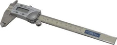 Fowler - 0 to 150mm Range, 0.01mm Resolution, IP54 Electronic Caliper - Stainless Steel with 1.56" Stainless Steel Jaws, 0.02mm Accuracy, SPC Output - Exact Tool & Supply