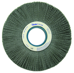 8" Diameter - 2" Arbor Hole - Abrasive Nylon Straight Nylox Wheel - Exact Tool & Supply