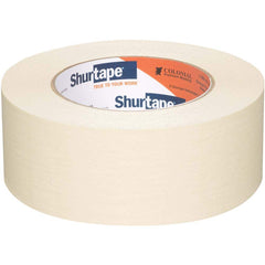 Shurtape - 1.88" Wide x 180' Long x 6.4 mil Thick Tan/Natural Masking Tape - Exact Tool & Supply