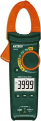 Extech - MA440, CAT III, Digital Auto Ranging Clamp Meter with 1.18" Clamp On Jaws - 600 VAC/VDC, 400 AC Amps, Measures Voltage, Capacitance, Current, Frequency, Resistance - Exact Tool & Supply