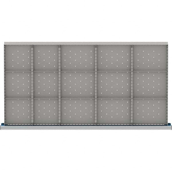 LISTA - 15-Compartment Drawer Divider Layout for 3.15" High Drawers - Exact Tool & Supply