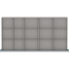 LISTA - 15-Compartment Drawer Divider Layout for 3.15" High Drawers - Exact Tool & Supply