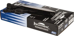 SHOWA - Size XL, 4 mil, Industrial Grade, Powder Free Nitrile Disposable Gloves - Exact Tool & Supply