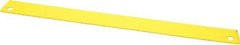 Starrett - 12" Long, 10 Teeth per Inch, Bi-Metal Power Hacksaw Blade - Toothed Edge, 1-1/8" Wide x 0.05" Thick - Exact Tool & Supply