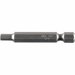 Wiha - 1/8" Power Bit - 1/4" Drive, 2" OAL - Exact Tool & Supply