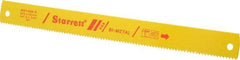 Starrett - 14" Long, 6 Teeth per Inch, Bi-Metal Power Hacksaw Blade - Toothed Edge, 1-3/8" Wide x 0.062" Thick - Exact Tool & Supply