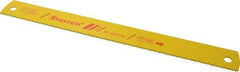 Starrett - 14" Long, 6 Teeth per Inch, Bi-Metal Power Hacksaw Blade - Toothed Edge, 1-5/8" Wide x 0.075" Thick - Exact Tool & Supply