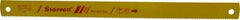 Starrett - 18" Long, 6 Teeth per Inch, Bi-Metal Power Hacksaw Blade - Toothed Edge, 1-3/8" Wide x 0.062" Thick - Exact Tool & Supply