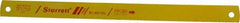 Starrett - 18" Long, 10 Teeth per Inch, Bi-Metal Power Hacksaw Blade - Toothed Edge, 1-3/8" Wide x 0.062" Thick - Exact Tool & Supply