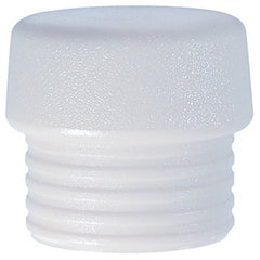 Split Head Mallet Face 1.2″ Extra Hard Shore Hardness 80-D, White, Nylon - Exact Tool & Supply
