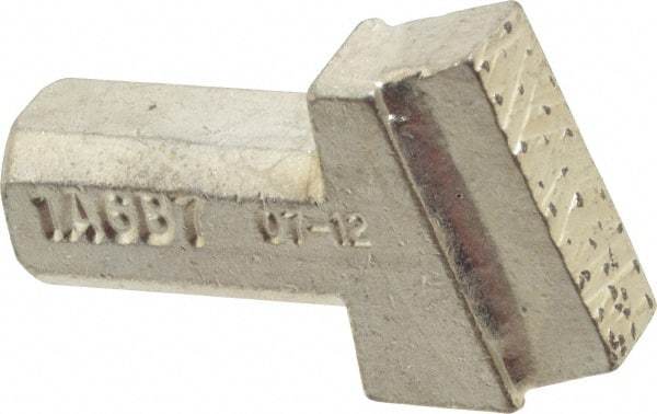 Norton - 1A-B, 7/16" Shank Diam Multi-Point Diamond Dresser - 3/4" Long x 5/16" Thick Head - Exact Tool & Supply