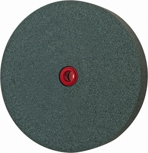 Norton - 60 Grit Silicon Carbide Bench & Pedestal Grinding Wheel - 10" Diam x 1-1/4" Hole x 1-1/2" Thick, 2485 Max RPM, I Hardness, Medium Grade , Vitrified Bond - Exact Tool & Supply