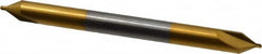Hertel - #00 Plain Cut 60° Incl Angle Solid Carbide Combo Drill & Countersink - Exact Tool & Supply