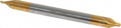 Hertel - #1 Plain Cut 60° Incl Angle Solid Carbide Combo Drill & Countersink - Exact Tool & Supply