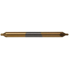 Hertel - #8 Plain Cut 60° Incl Angle Solid Carbide Combo Drill & Countersink - Exact Tool & Supply