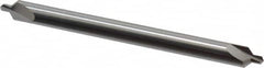 Hertel - #4 Plain Cut 90° Incl Angle Solid Carbide Combo Drill & Countersink - Exact Tool & Supply