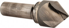 Hertel - 1-1/4" Head Diam, 3/4" Shank Diam, 1 Flute 90° Solid Carbide Countersink - Exact Tool & Supply