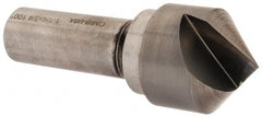 Hertel - 1-1/4" Head Diam, 3/4" Shank Diam, 1 Flute 100° Solid Carbide Countersink - Exact Tool & Supply