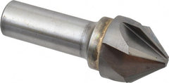 Hertel - 1-1/4" Head Diam, 3/4" Shank Diam, 6 Flute 90° Solid Carbide Countersink - Exact Tool & Supply