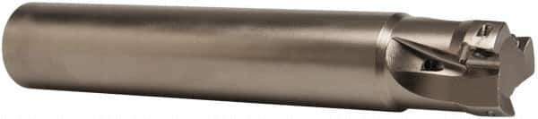 Seco - 1-1/4" Cut Diam, 0.433" Max Depth of Cut, 1-1/4" Shank Diam, 7.69" OAL, Indexable Square Shoulder End Mill - XO.X 1204.. Inserts, Cylindrical Shank, 90° Lead Angle, Through Coolant, Series Super Turbo - Exact Tool & Supply