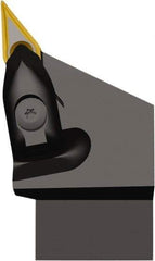 Seco - DVJN, Right Hand Cut, 93° Lead Angle, 20mm Shank Height x 20mm Shank Width, Negative Rake Indexable Turning Toolholder - 125mm OAL, VNMU 1304.. Insert Compatibility, Series Dual Clamp - Exact Tool & Supply