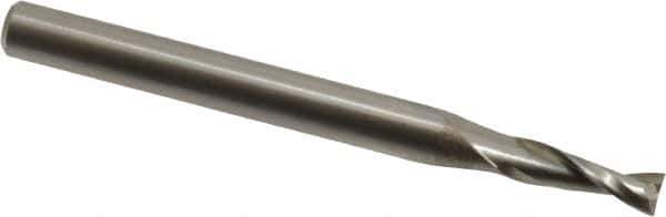 Onsrud - 3/16" Cutting Diam x 5/8" Length of Cut, 2 Flute, Upcut Spiral Router Bit - Uncoated, Right Hand Cut, High Speed Steel, 2-7/8" OAL x 1/4" Shank Diam, Double Edge, 19 to 32° Helix Angle - Exact Tool & Supply