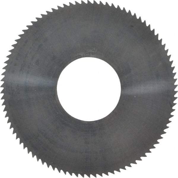 Made in USA - 1-3/4" Diam x 0.01" Blade Thickness x 5/8" Arbor Hole Diam, 90 Tooth Slitting and Slotting Saw - Arbor Connection, Solid Carbide, Concave Ground - Exact Tool & Supply