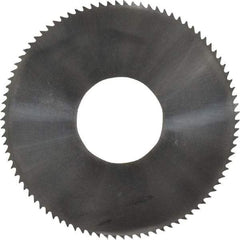 Made in USA - 1-3/4" Diam x 0.016" Blade Thickness x 5/8" Arbor Hole Diam, 90 Tooth Slitting and Slotting Saw - Arbor Connection, Solid Carbide, Concave Ground - Exact Tool & Supply