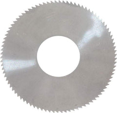 Made in USA - 1-3/4" Diam x 0.025" Blade Thickness x 5/8" Arbor Hole Diam, 90 Tooth Slitting and Slotting Saw - Arbor Connection, Solid Carbide, Concave Ground - Exact Tool & Supply