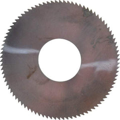 Made in USA - 1-3/4" Diam x 0.045" Blade Thickness x 5/8" Arbor Hole Diam, 90 Tooth Slitting and Slotting Saw - Arbor Connection, Solid Carbide, Concave Ground - Exact Tool & Supply