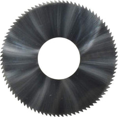 Made in USA - 1-3/4" Diam x 0.051" Blade Thickness x 5/8" Arbor Hole Diam, 90 Tooth Slitting and Slotting Saw - Arbor Connection, Solid Carbide, Concave Ground - Exact Tool & Supply
