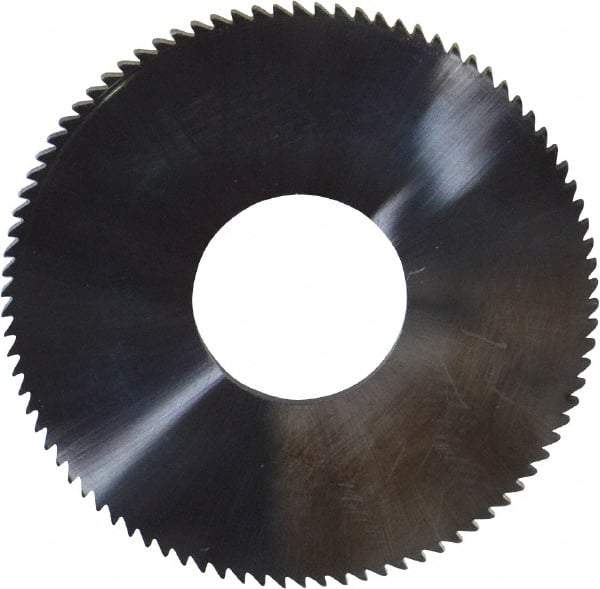 Made in USA - 1-3/4" Diam x 0.064" Blade Thickness x 5/8" Arbor Hole Diam, 90 Tooth Slitting and Slotting Saw - Arbor Connection, Solid Carbide, Concave Ground - Exact Tool & Supply