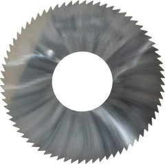 Made in USA - 2-3/4" Diam x 0.036" Blade Thickness x 1" Arbor Hole Diam, 72 Tooth Slitting and Slotting Saw - Arbor Connection, Solid Carbide, Concave Ground - Exact Tool & Supply